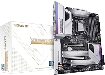 Amazon.com: GIGABYTE Z490 Vision G (Intel LGA1200/Z490/ATX/2xM.2